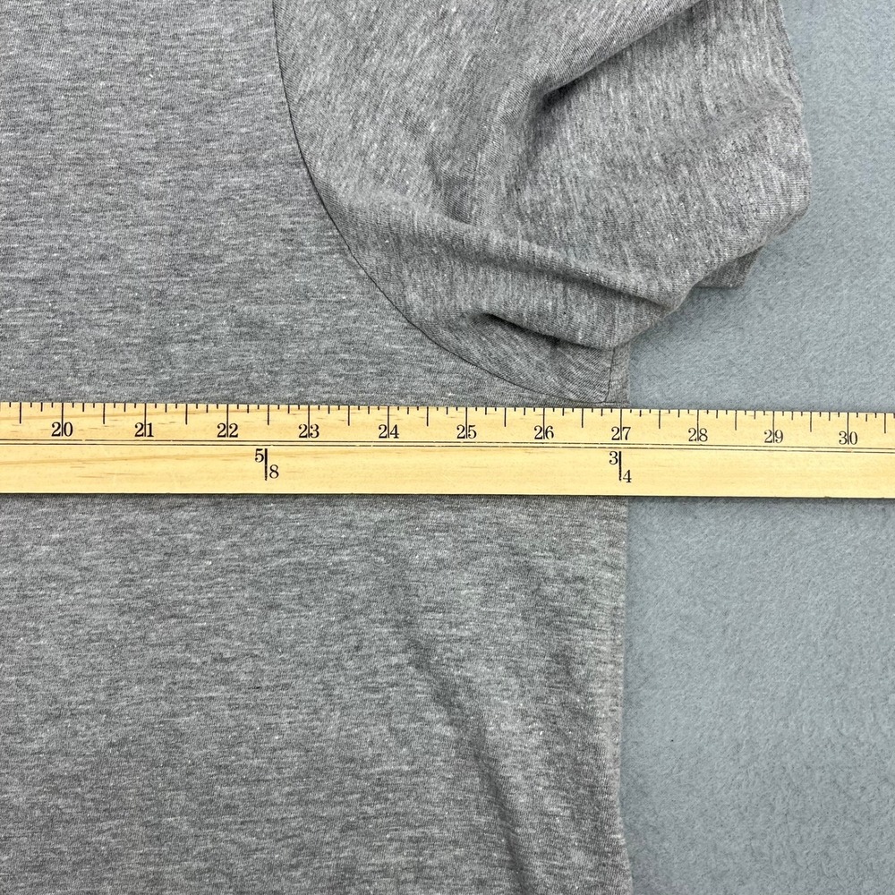 Nike Baseball‎ Graphic T-Shirt Mens XXL Heather Gray Short Sleeve Swoosh Tee - Picture 6 of 14